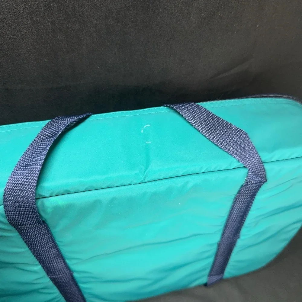Pyrex Portables Green Insulated Lunch Food Carrier Microcore Thermal Tote Bag